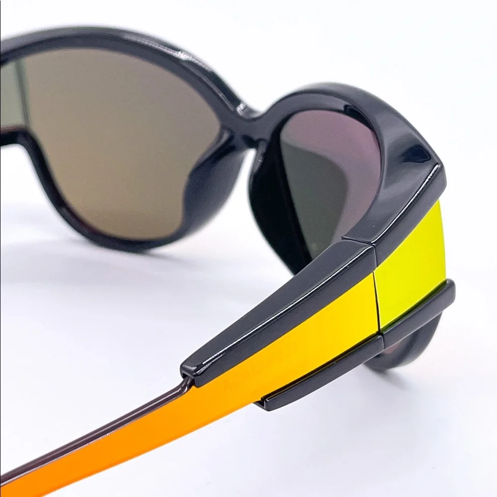 NEW BB0038SA 004 UNISEX BALENCIAGA SUNGLASSES BB0038S ORANGE - Picture 8 of 12